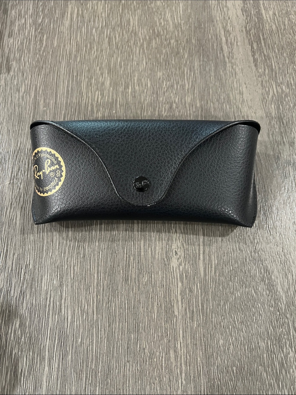 Ray-Ban Black Sunglasses Pouch with Gold Logo